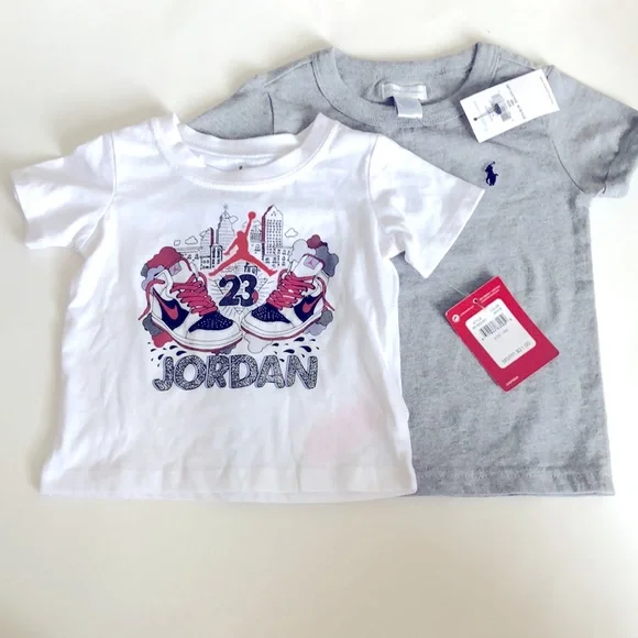 New Ralph Lauren Polo Shirt & Jordan Shirt Bundle